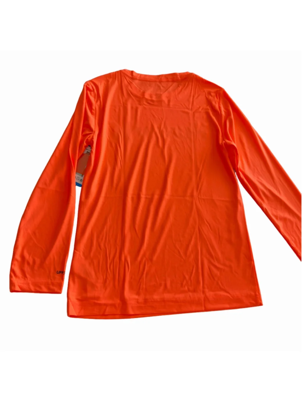 Boys Hurley Rashguard Swim Shirt Size L Orange Blue